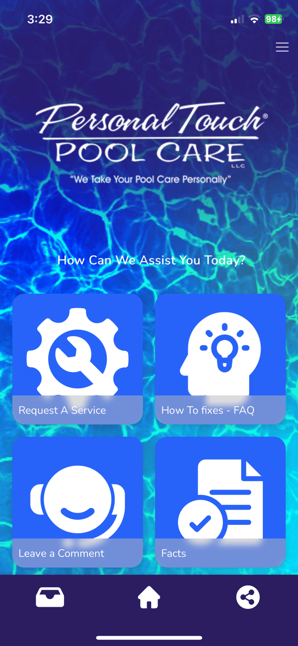 Service App screen shot 3